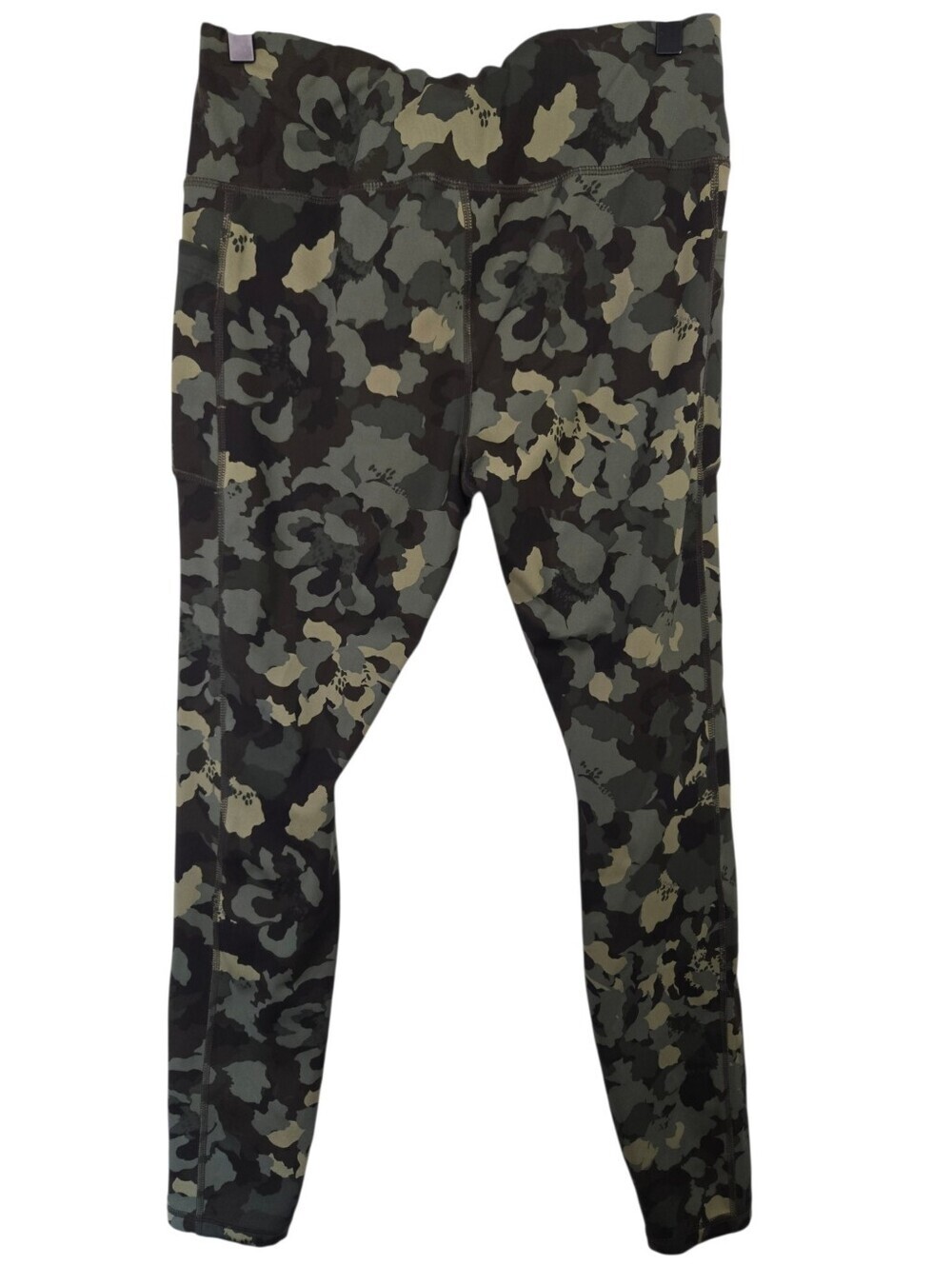 🌿 Avia Floral Camo Active Leggings | Size 12-14 | High Rise Pocket Leggings - Picture 3 of 6
